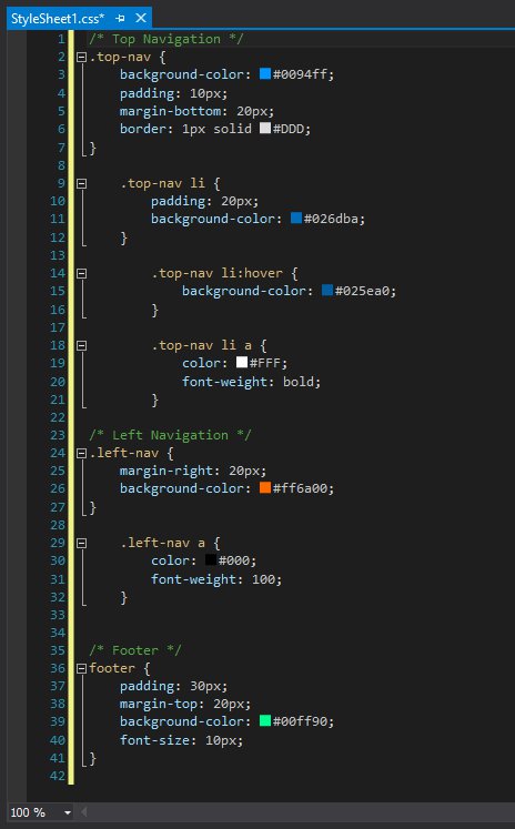 Using CSS Regions in Visual Studio - Steven Follis